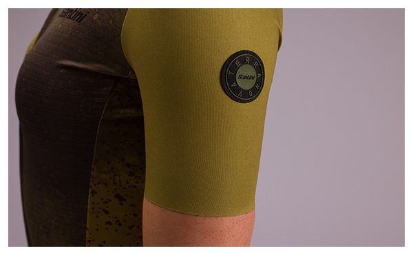 Maillot Manches Courtes Femme Santini Fango Vert