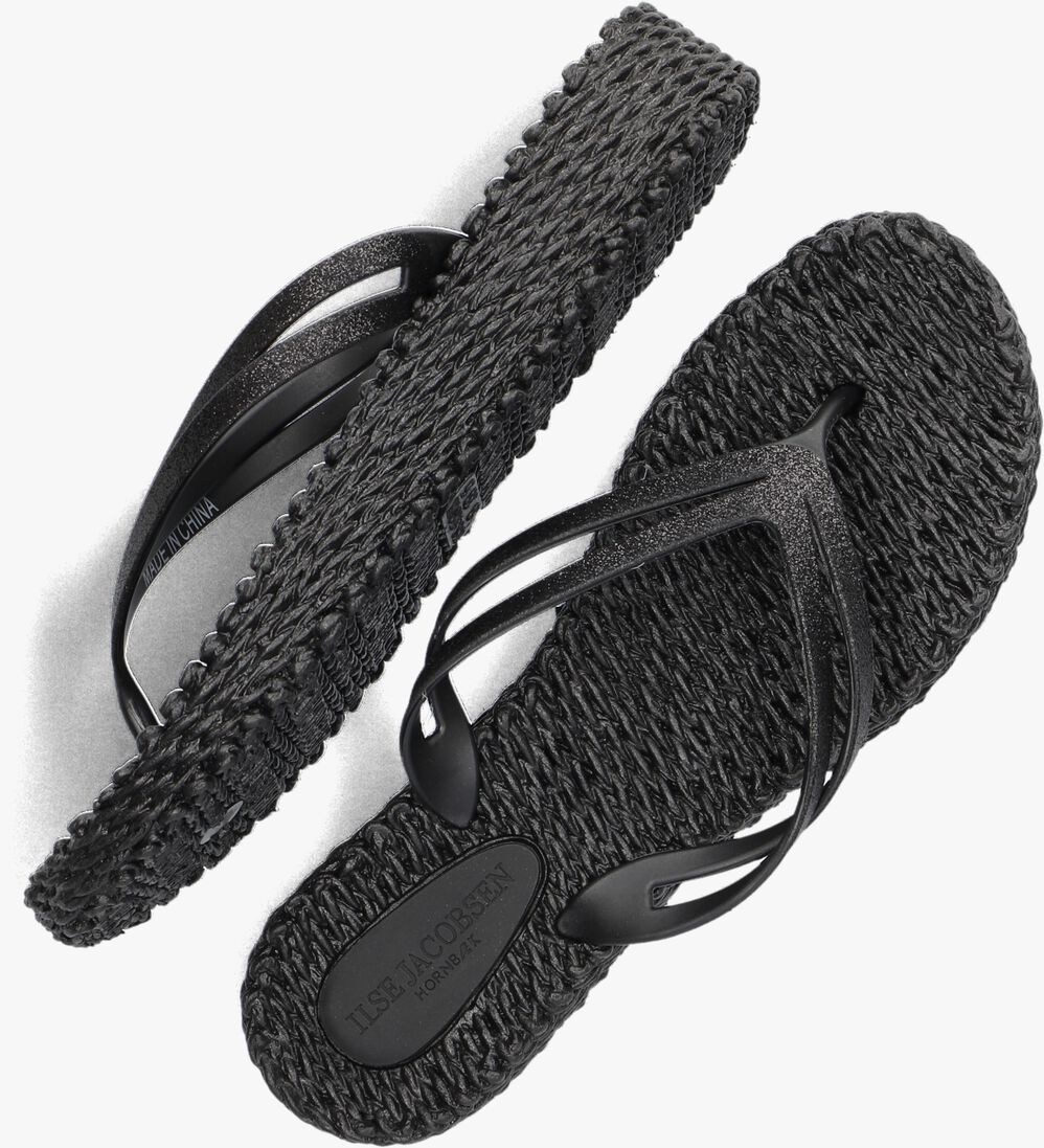 ILSE JACOBSEN zwarte ilse jacobsen teenslippers cheerful13