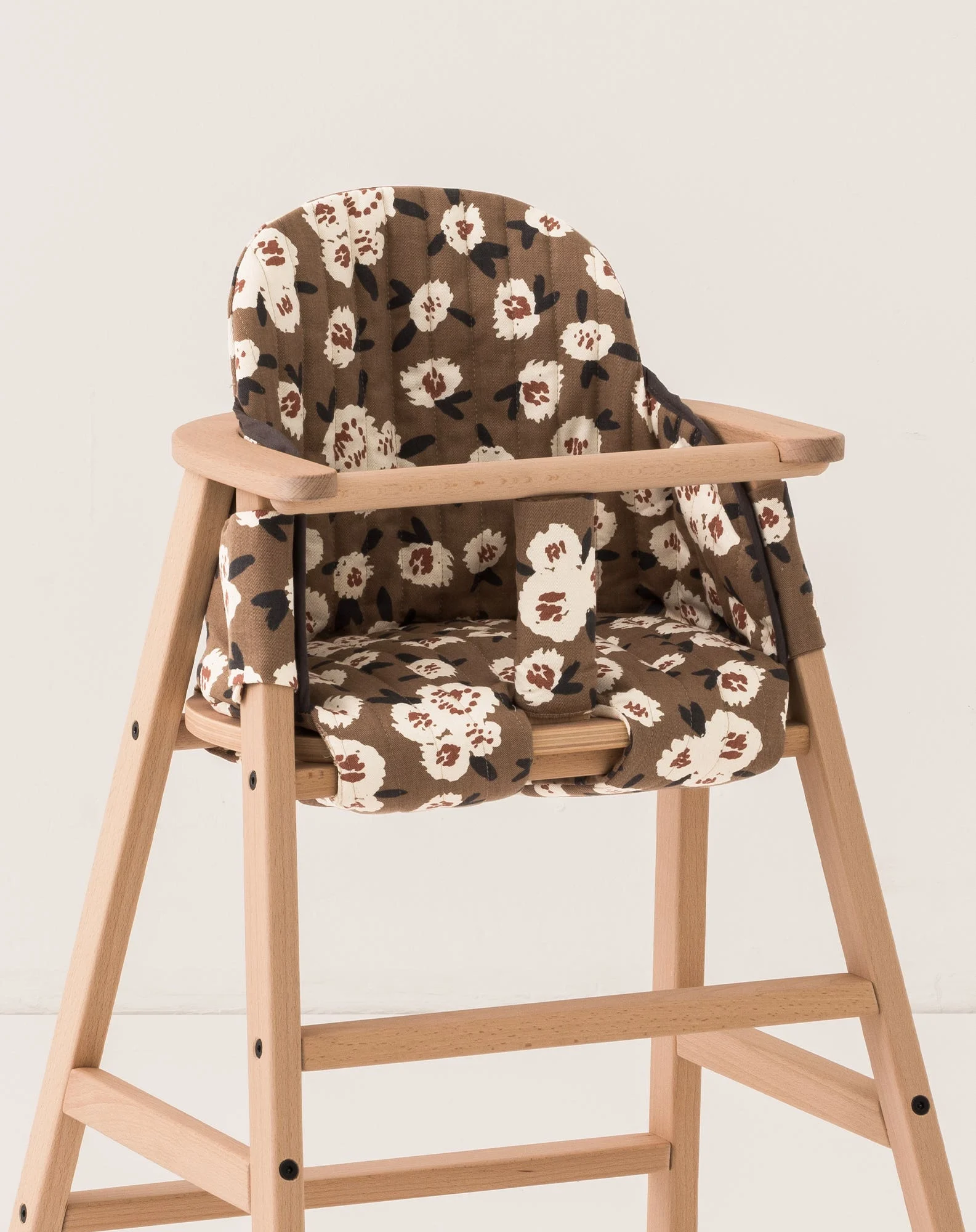 Coussin pour chaise haute growing green | Marron