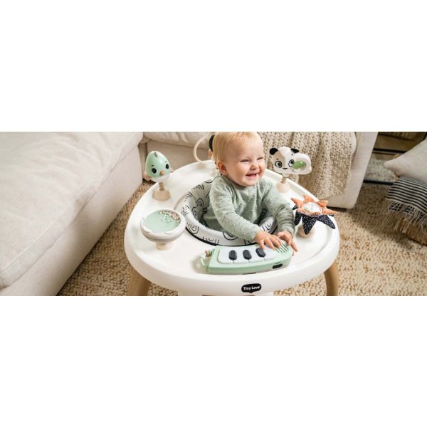 Tiny Love Stationary Activity Center Black & White Decor