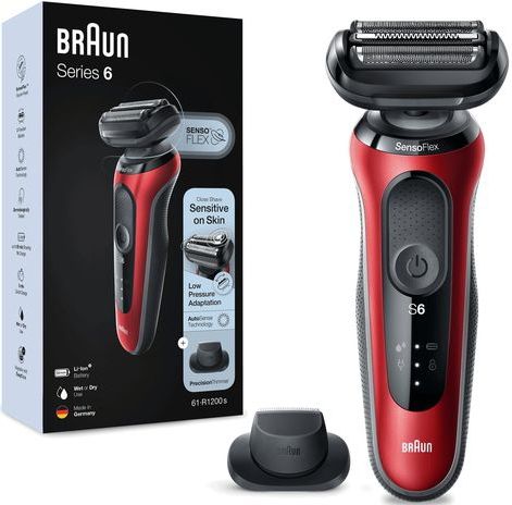 Braun 61-R1200s - Scheerapparaat - Zwart - Waterbestendig