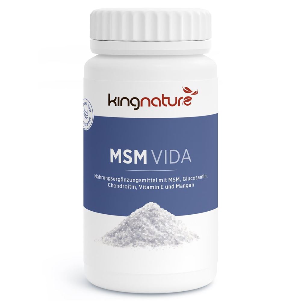 KINGNATURE MSM Vida 860 mg<br>60 Stück, Dose, Kapsel