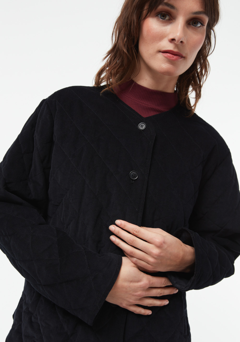 Givn Berlin Cord-Jacke GBBethany Black