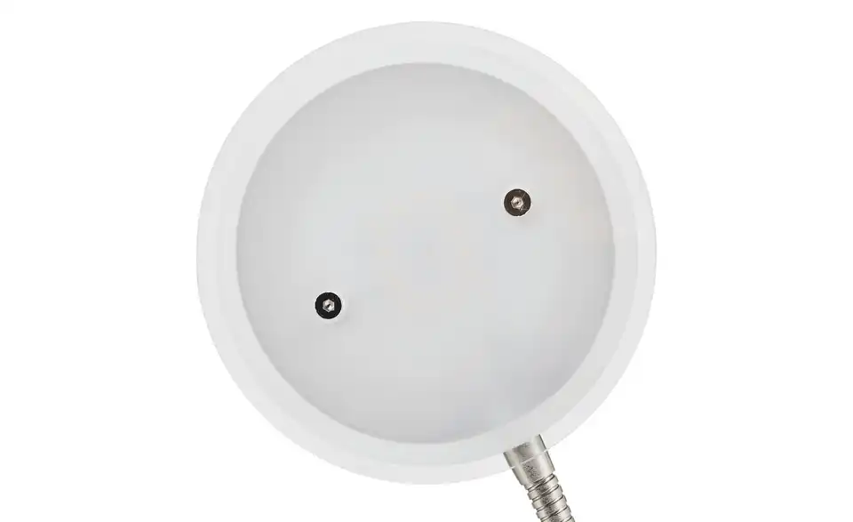 KHG LED Fluter 2-flammig matt, edelstahlfarben, silberfarben