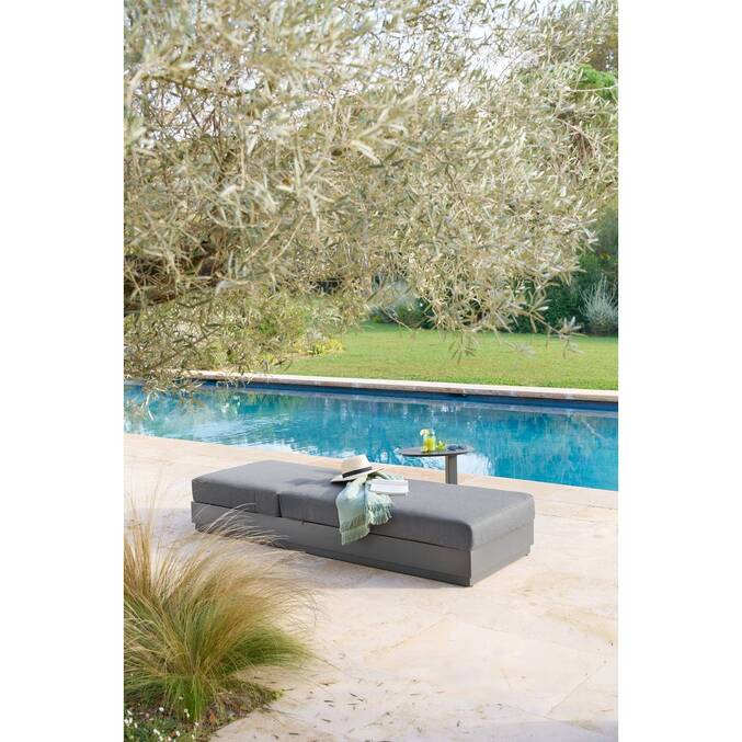 Lit de piscine ALLURE Graphite