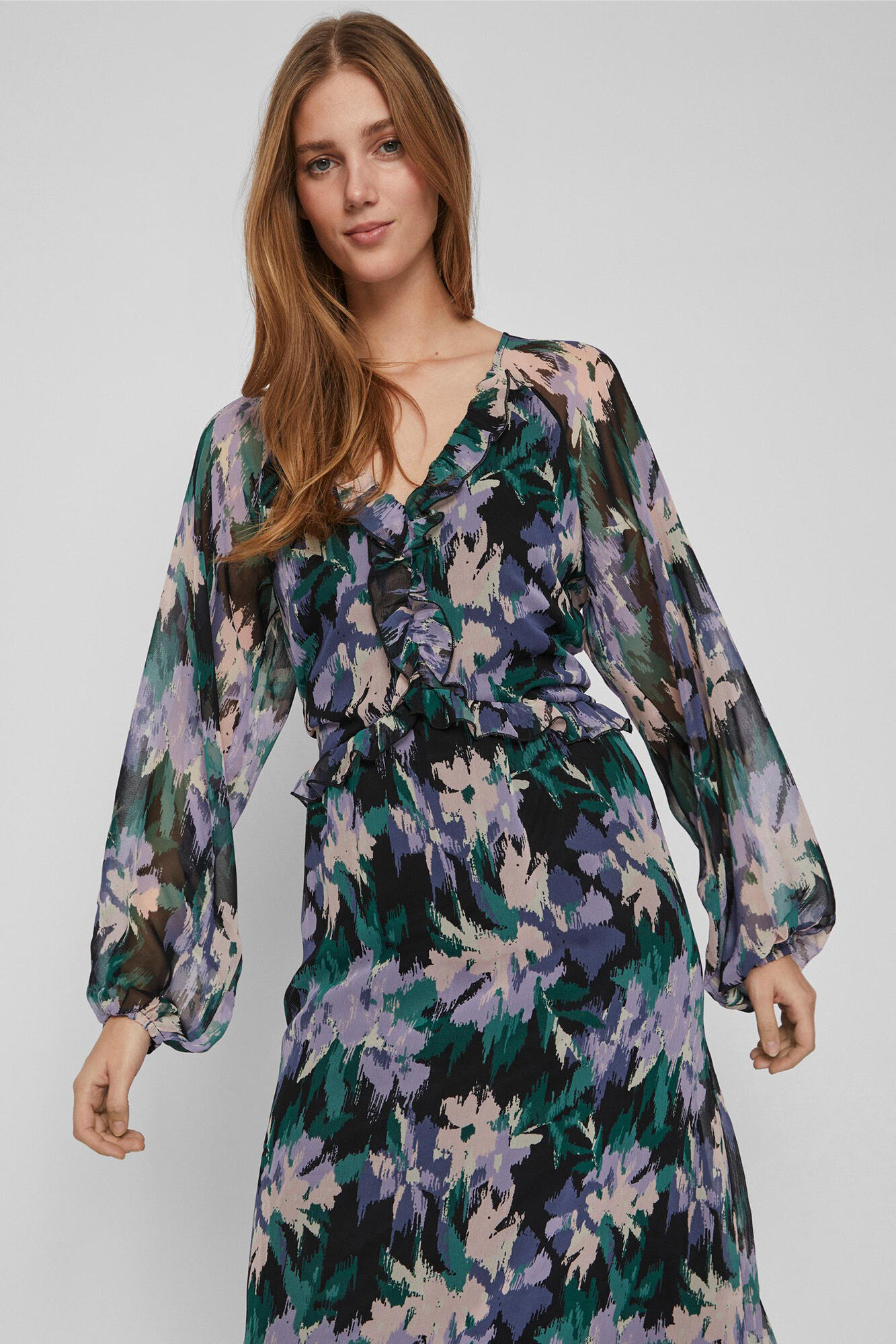 Vestido solto - Preto