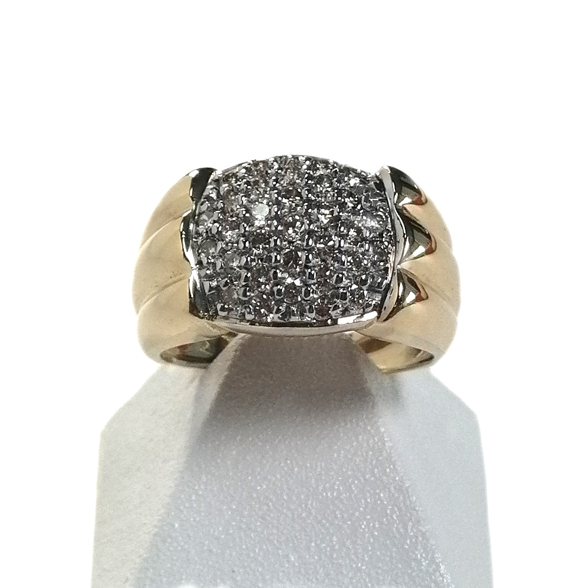 Bague d'occasion or 750 jaune diamant