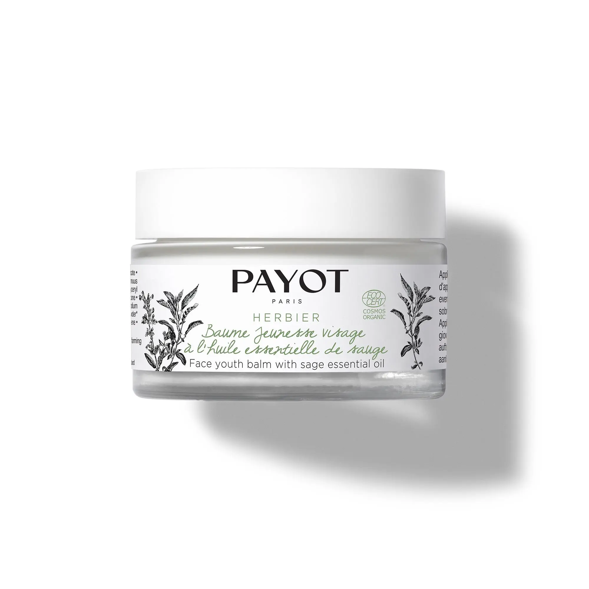 Payot - Baume Jeunesse Visage Huile Essentielle de Sauge 50ml - Soin de jour