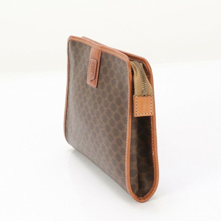 Celine Vintage Celine Clutch Brown