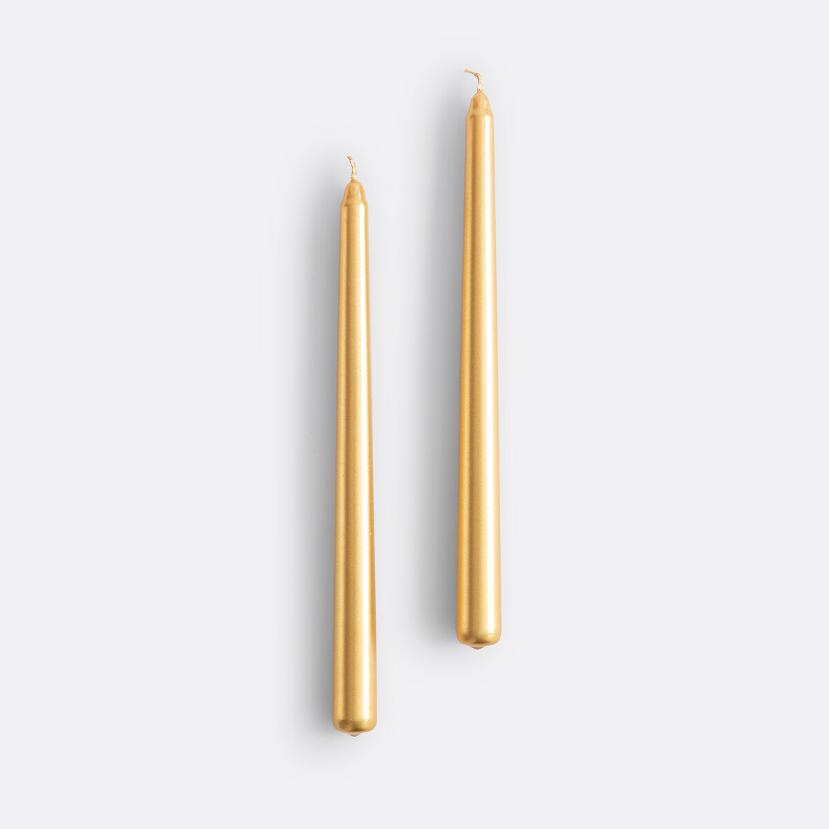 LA REDOUTE INTERIEURS<br>Conjunto de 2 velas lisas Alt.25 cm, Caspar