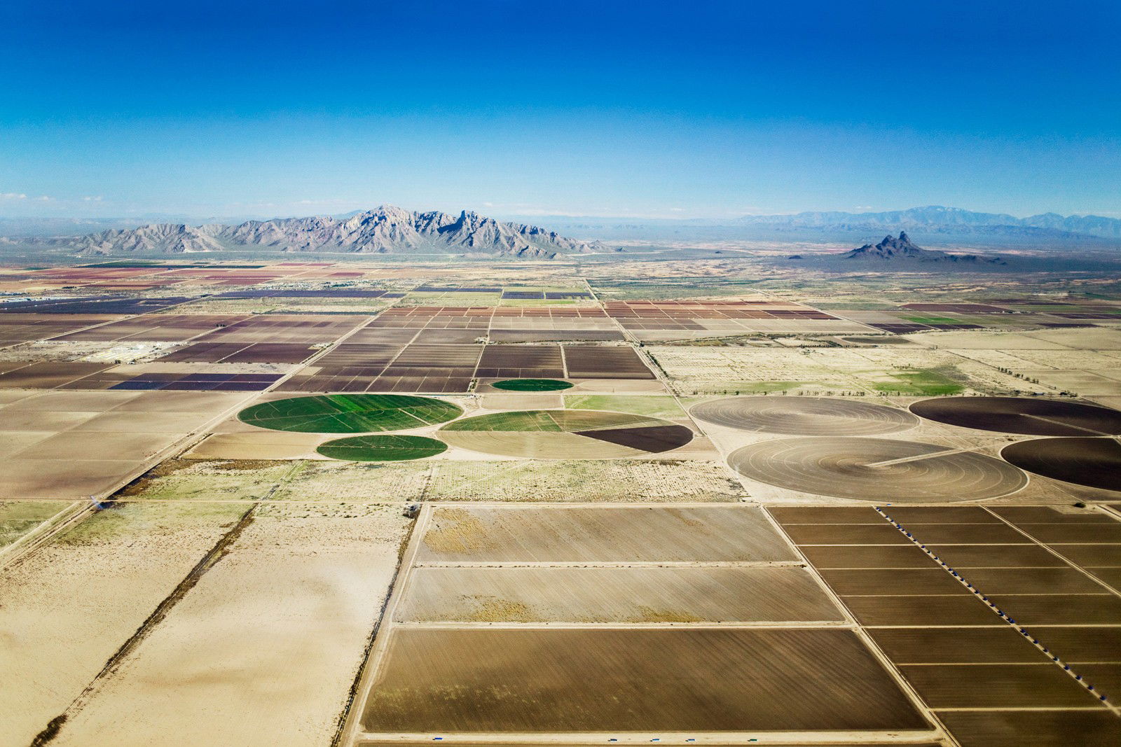 Eloy, Arizona, USA by Alex Maclean - Limited Edition. Edition of: 100. Signed.