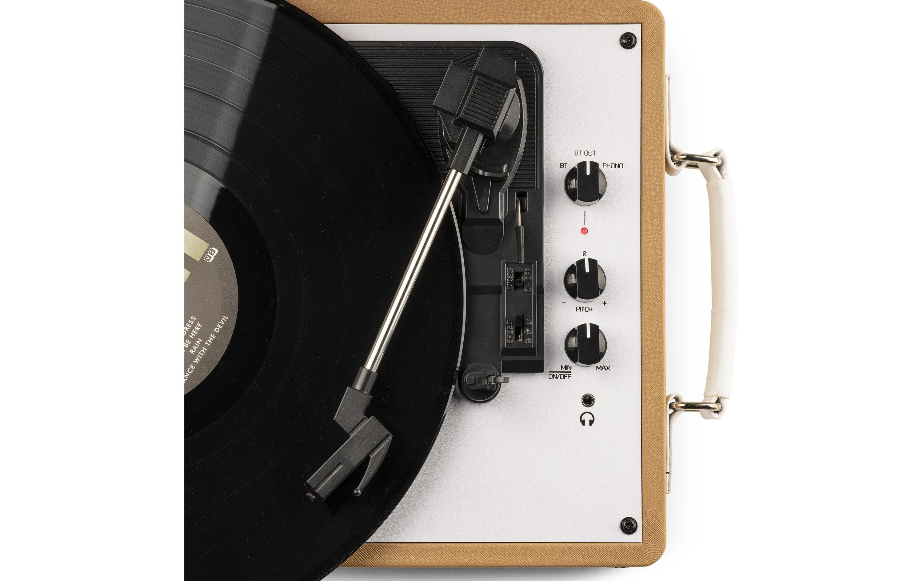Plattenspieler mit Bluetooth RP119G GoldPlattenspieler im Case-Design
