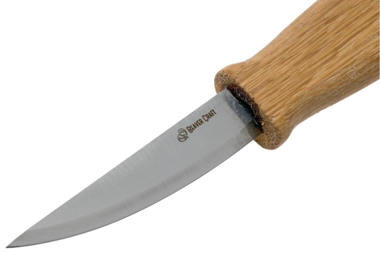 BeaverCraft Whittling Sloyd Knife Oak C4, houtsnijmes