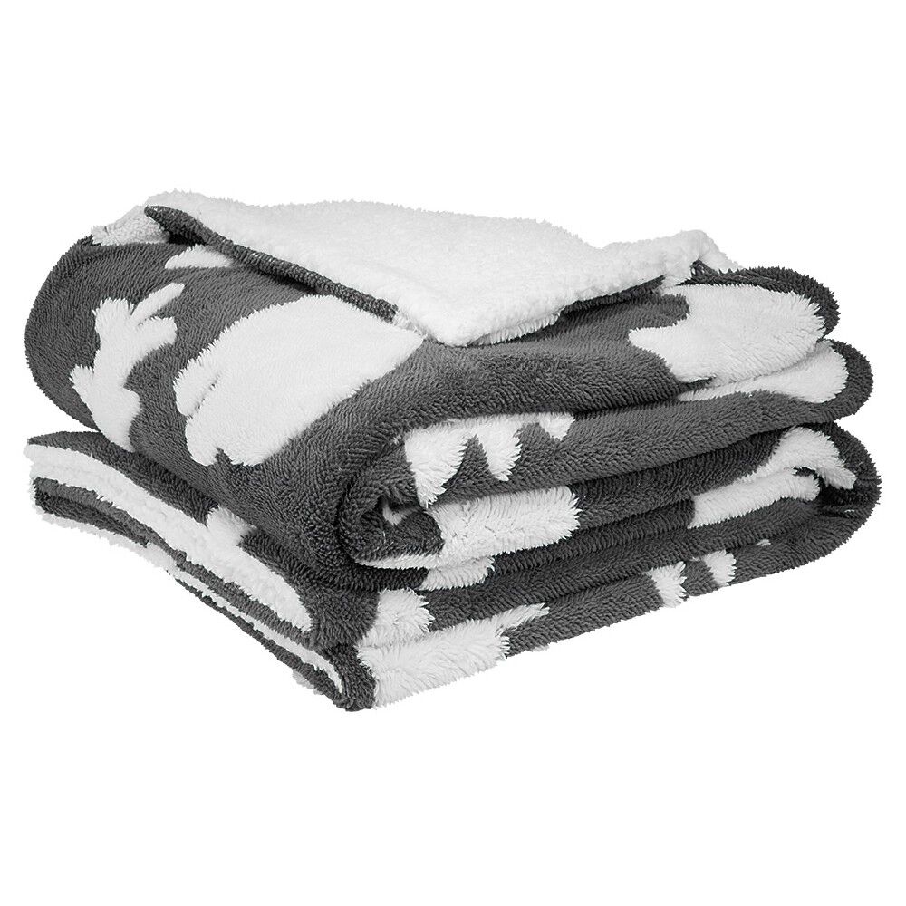 Plaid de Noël Jacquard Sherpa 3 coloris