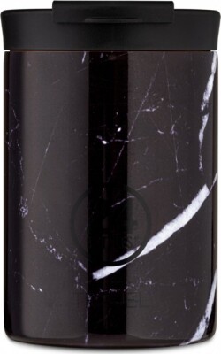 24 Bottles - Travel Tumbler - 0,35L Rejsekrus - Sort Marble