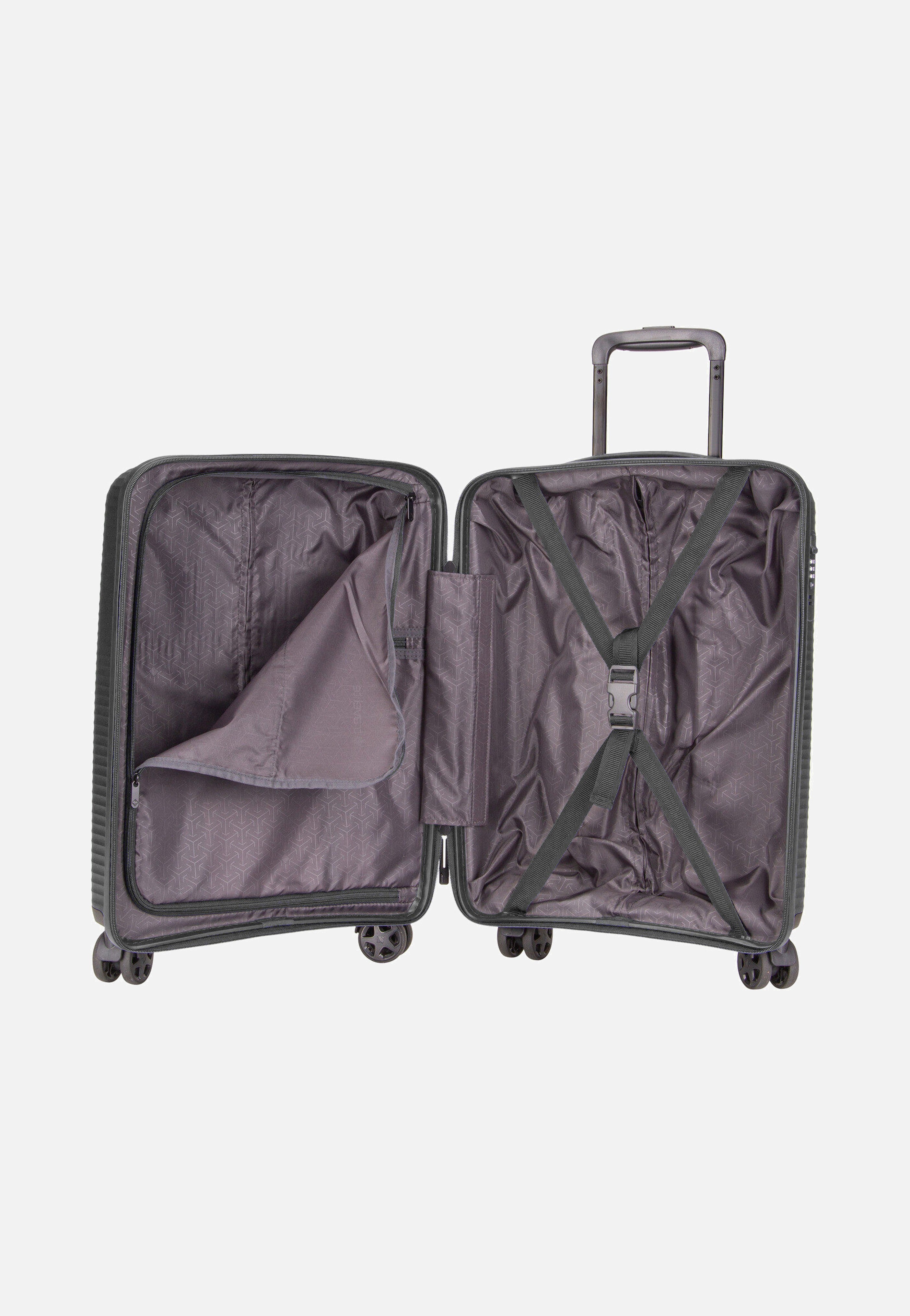 Air Stripe Trolley 4w S Black - Koffer