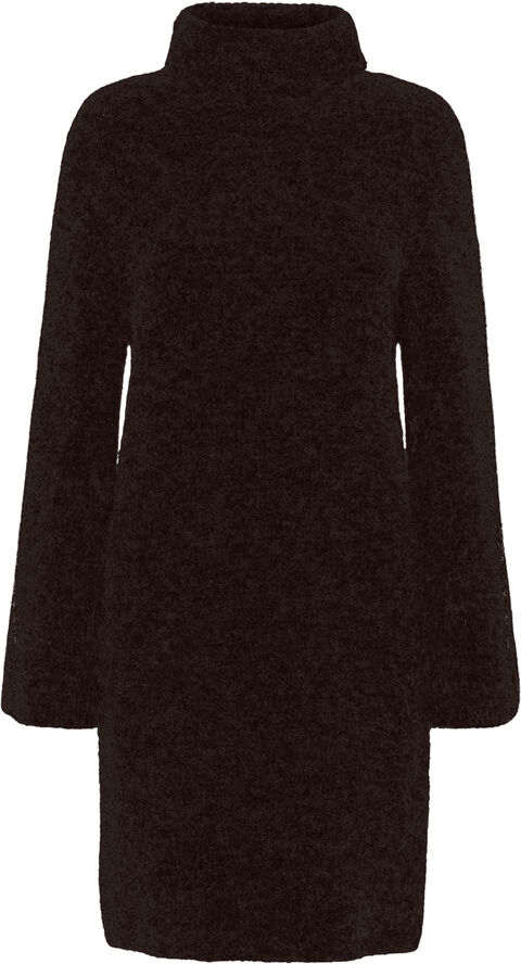Gestuz AlphaGZ rollneck dress Charcoal melange