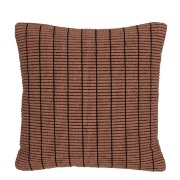 Kussen streep roze 45 x 45 cm