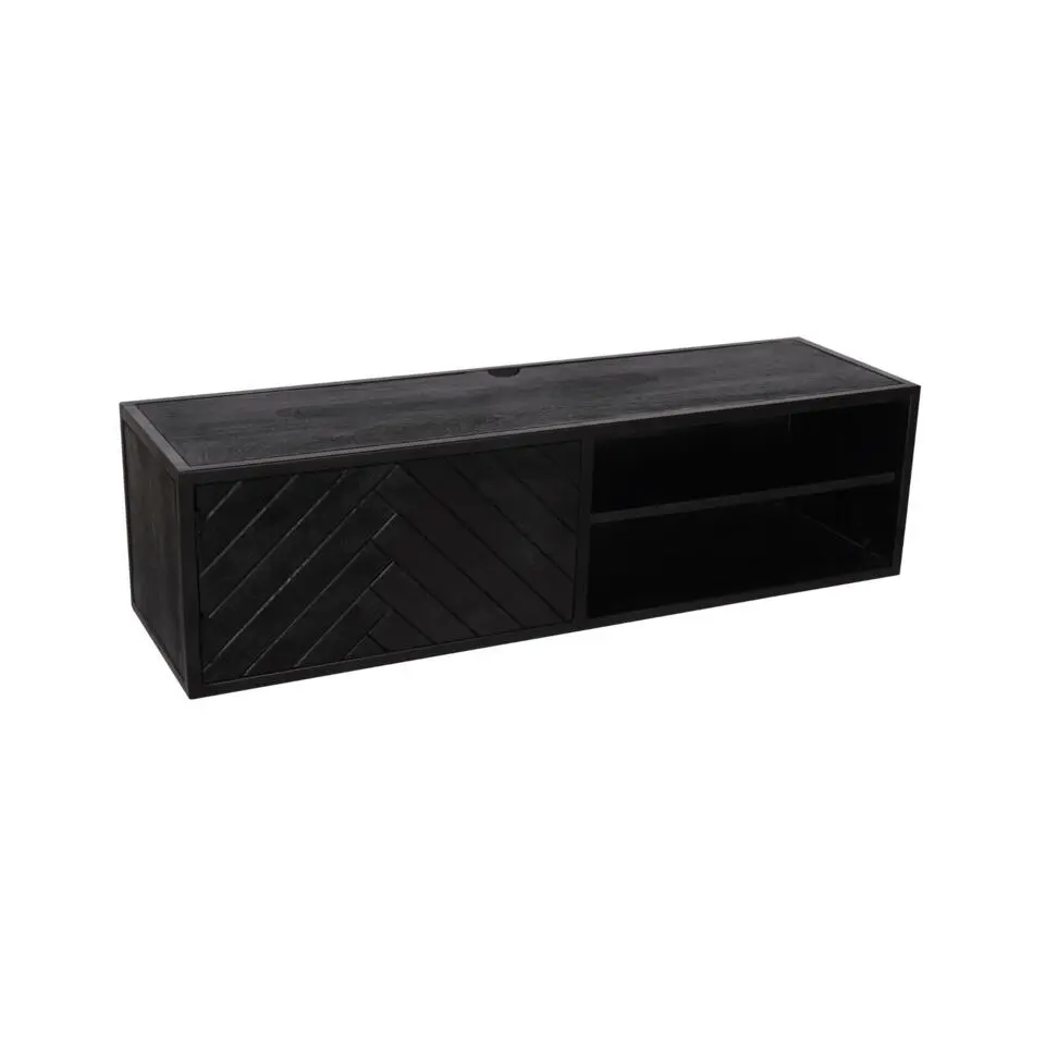 Starfurn - Tv meubel New York - Zwart - 35x120x33 cm