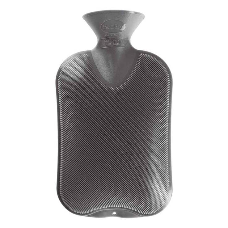 Fashy Wärmflasche Doppellamelle anthrazit, 1 St