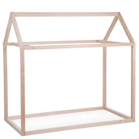 Petite maison lit cabane 70x140   Naturel        de               Childhome