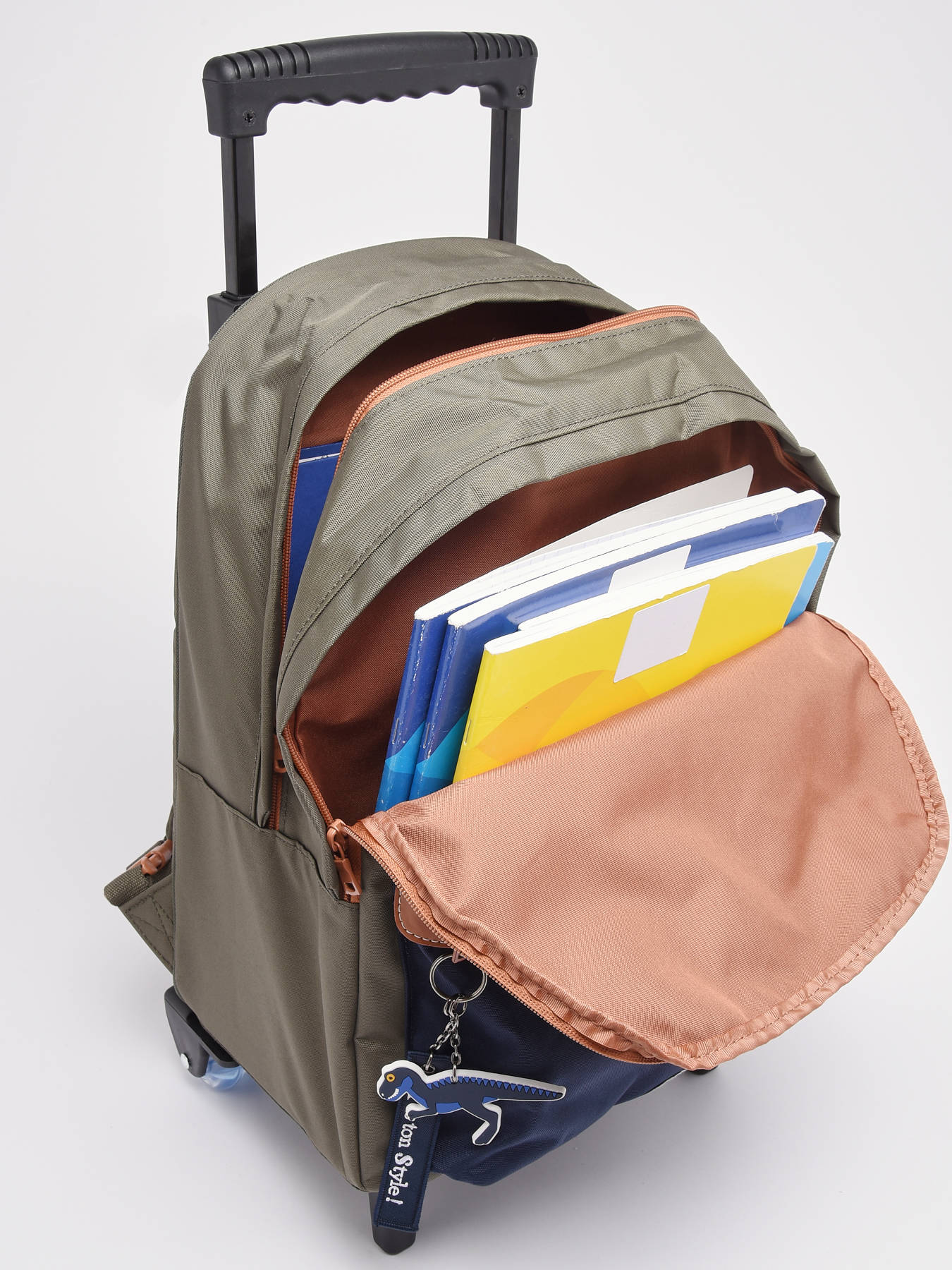 Sac a dos  roulettes 2 compartiments TANN'S