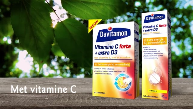 Davitamon Vitamine C   Extra D3 Bruistabletten 15TB