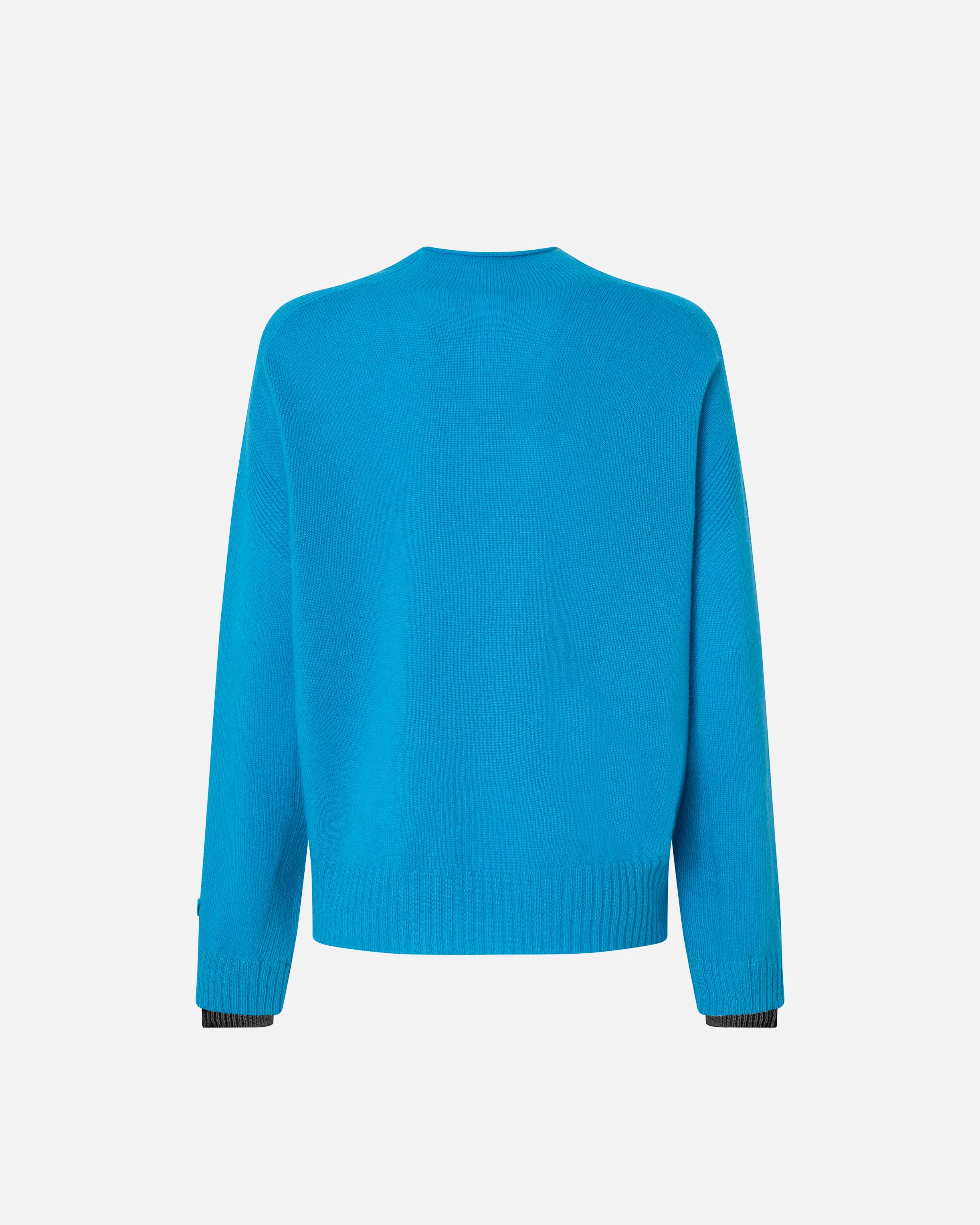 Pull à col officier | Bleu