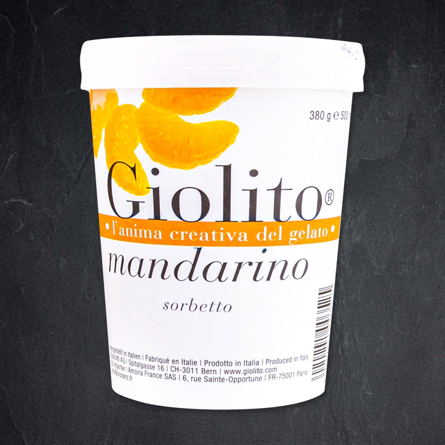 Mandarinensorbet | GIOLITO