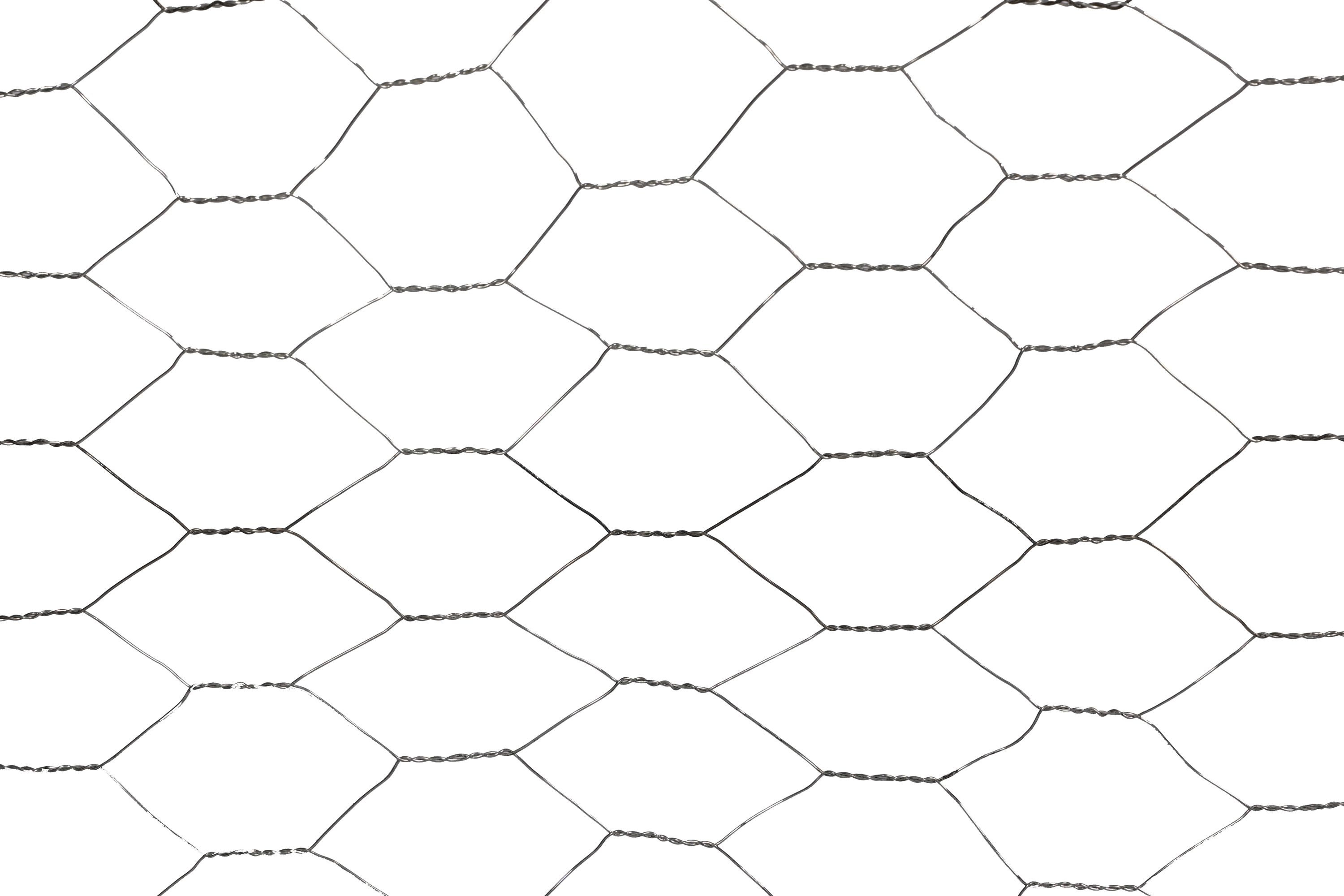 Maschendrahtzaun 3.8 cm sechseck 1 m x 25 m