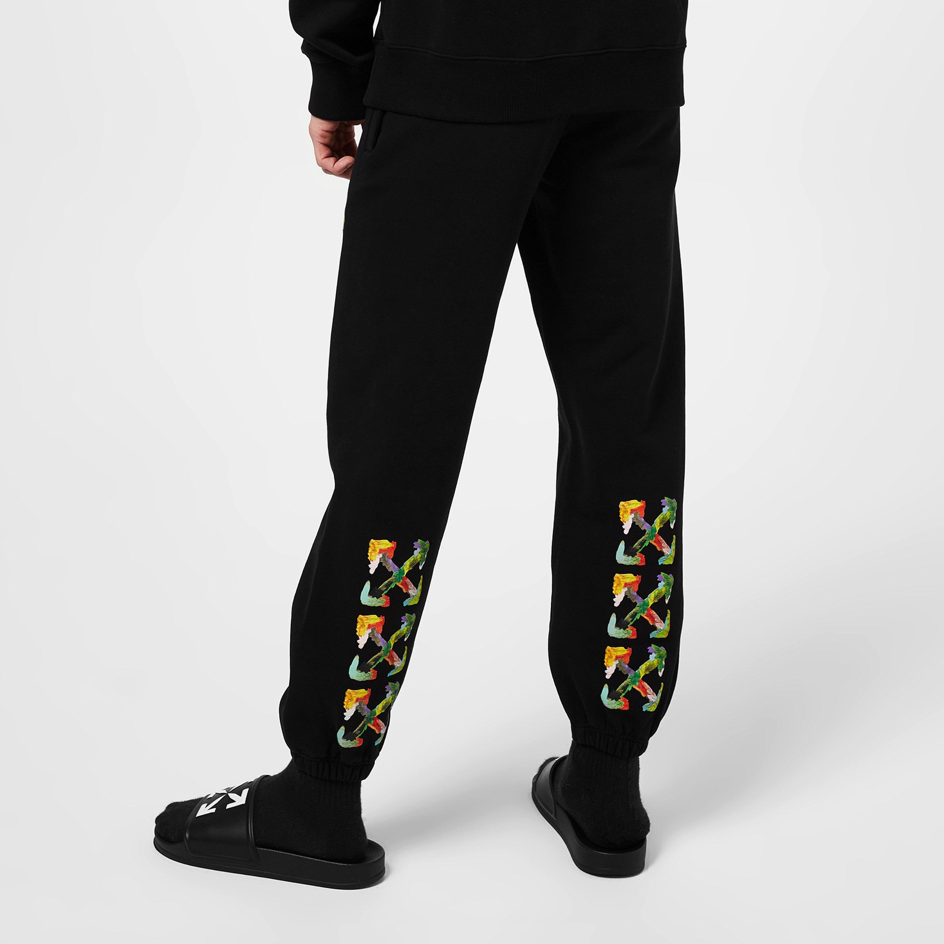 Off White Brush Arrow Track Pants