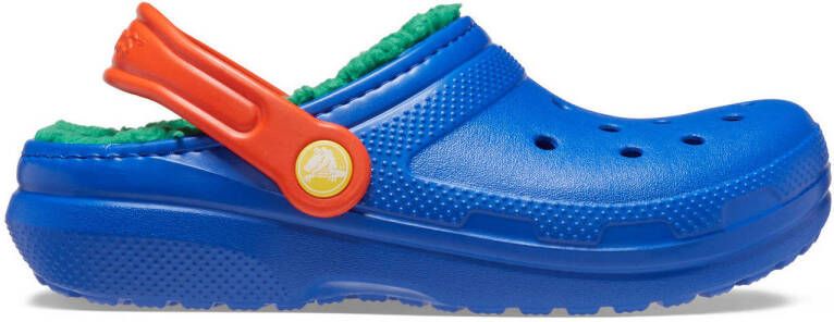 Crocs Classic Lined Clog blauw Rubber