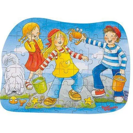 goki Konturpuzzle Peggy Diggledey Am Wasser, 54 Teile