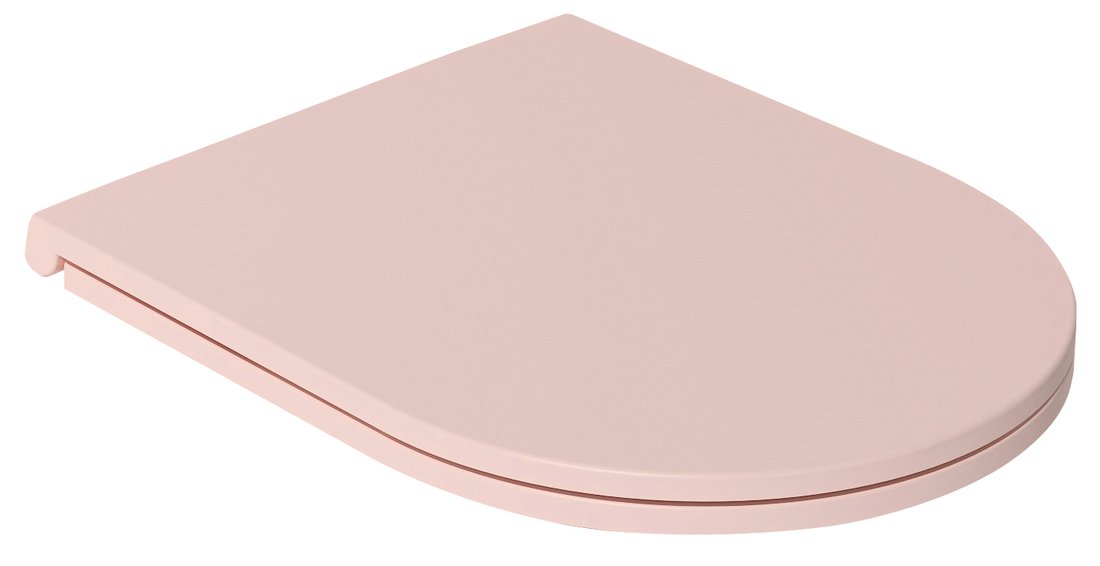 Isvea Infinity toiletzitting softclose roze voor staand toilet