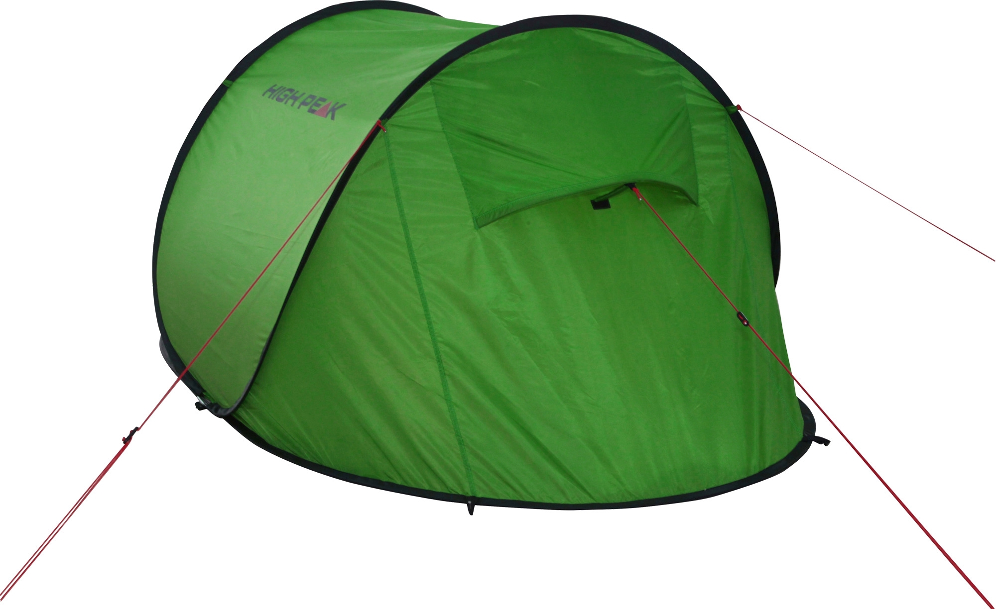 High Peak Vision 3 Einfachdach Pop Up Wurfzelt grün für 3 Personen