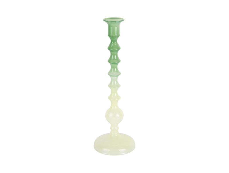 Candle Holder Grato Mecer Large PT4345GR Retro Green & Soft Green