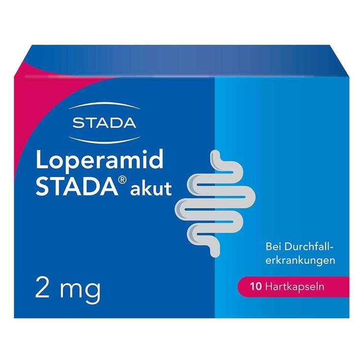 Loperamid STADA® akut 2 mg Hartkapseln, 10 St