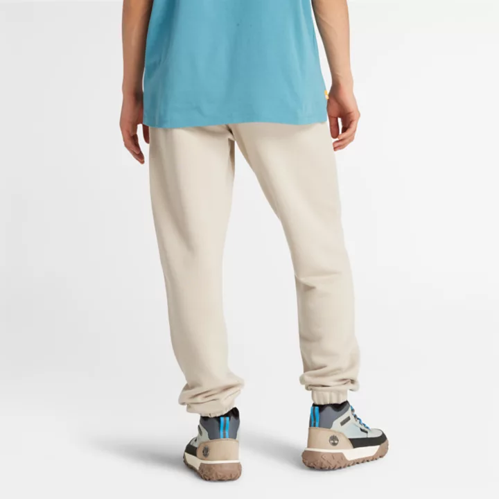 Calça de moletom unissex com o logotipo da Rebibra na cor cinza.