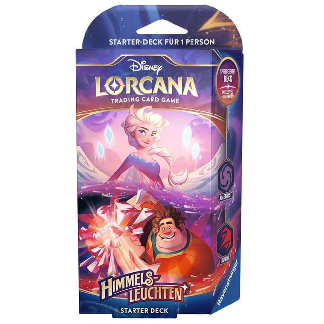 Disney Lorcana - Himmelsleuchten - Starter Deck - Amethyst und Rubin