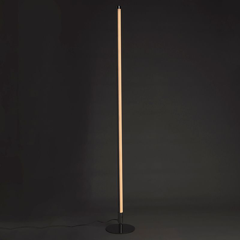 Moderne vloerlamp chroom incl. LED 3-staps dimbaar - Line-up