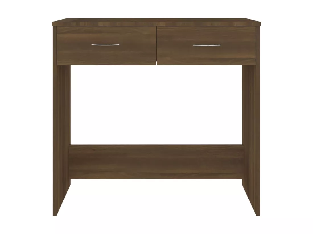 Bureau Chêne marron 80x40x75 cm Bois d'ingénierie