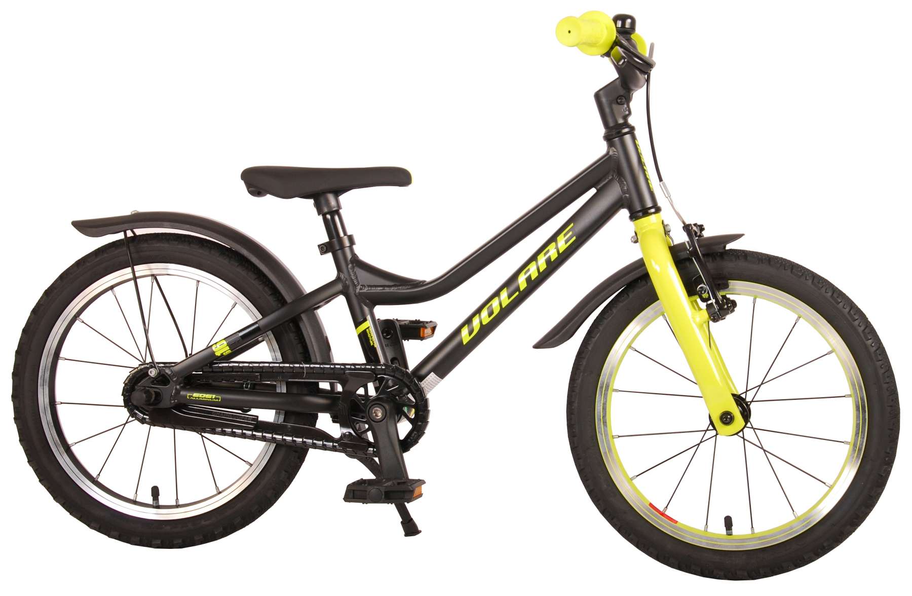 TPFSports Blaster Kinderfahrrad - Jungen - 16 Zoll - Rücktritt + Handbremse - Schwarz