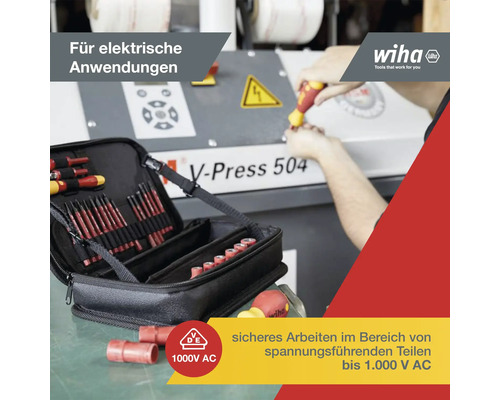 Wiha slimVario electric gereedschapsset 31-delig.