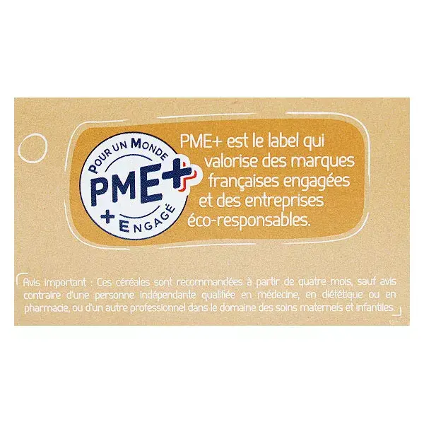 France Baby Nutrition 3 Grãos em Pó: Arroz, Milho-miúdo e Quinoa (Orgânico) +4 meses 200g