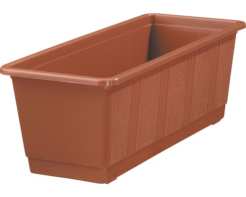 Geli Standard kunststof bloembak, 40x17x14 cm, terracotta