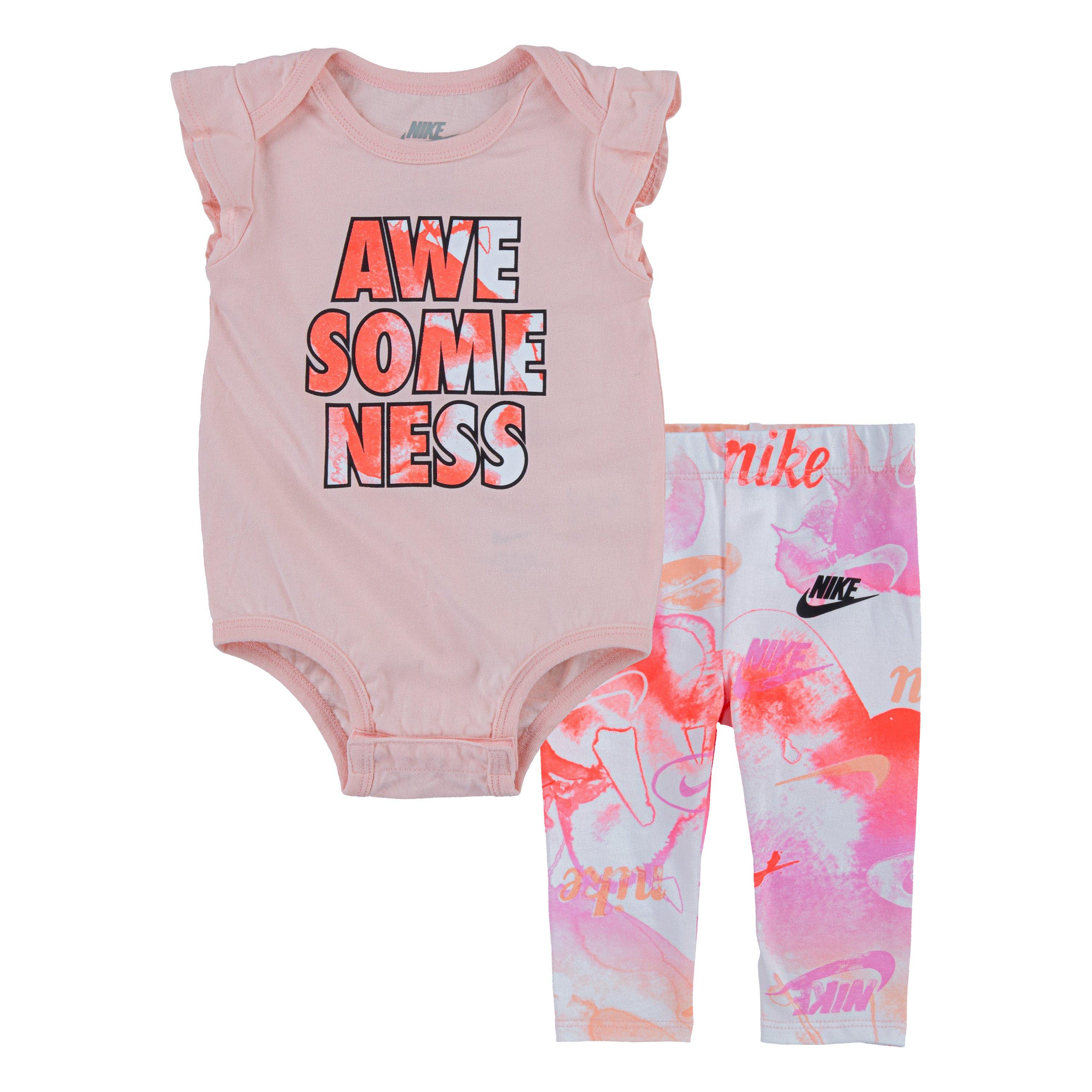Nike Summer Bodysuit And Leggings Set Babies