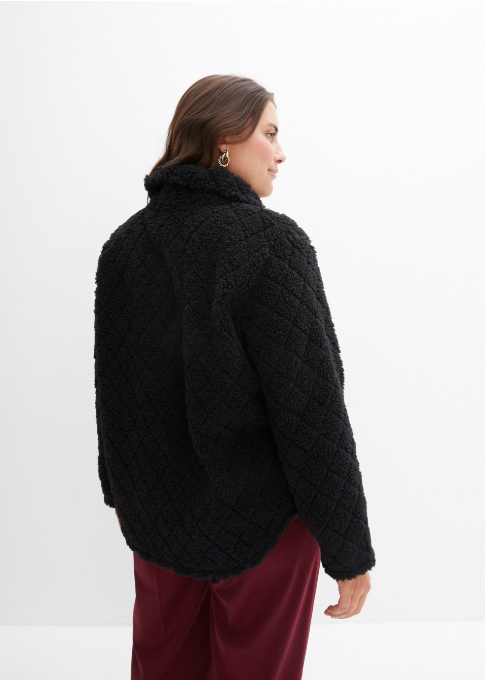 Pull en maille peluche