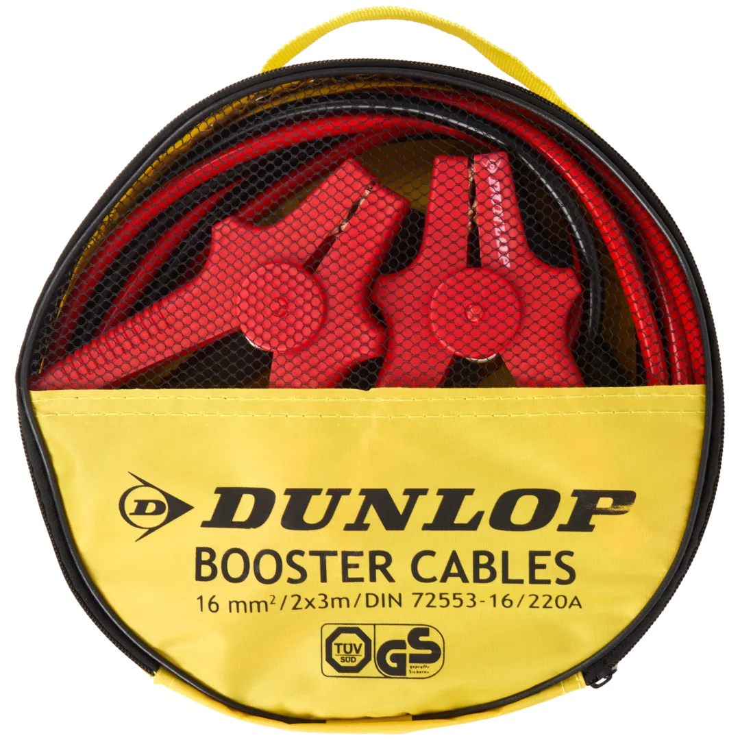 Dunlop startkabelset 2 x 3 meter