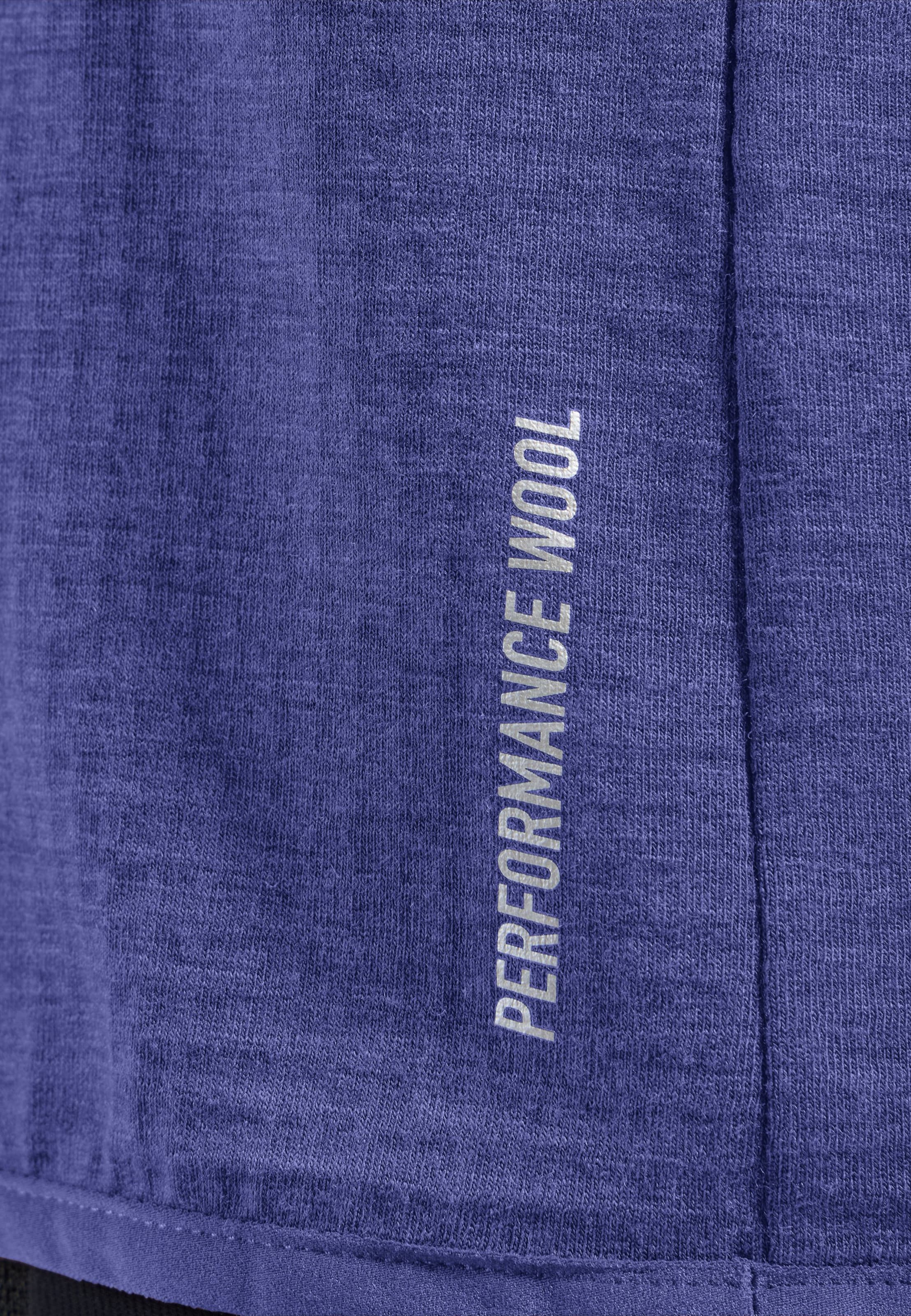 Ascent Mid Layer mit Halbreissverschluss in Skipper Blue