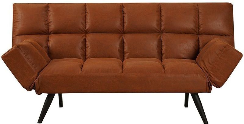 Timo - Slaapbank - Cognac - Eco-leer